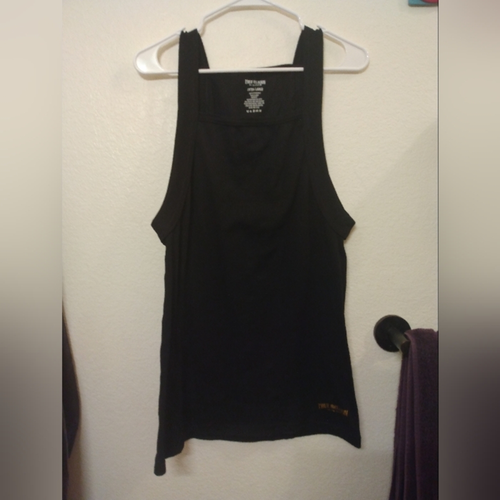 True Religion Women's Black Tank Top Size XL